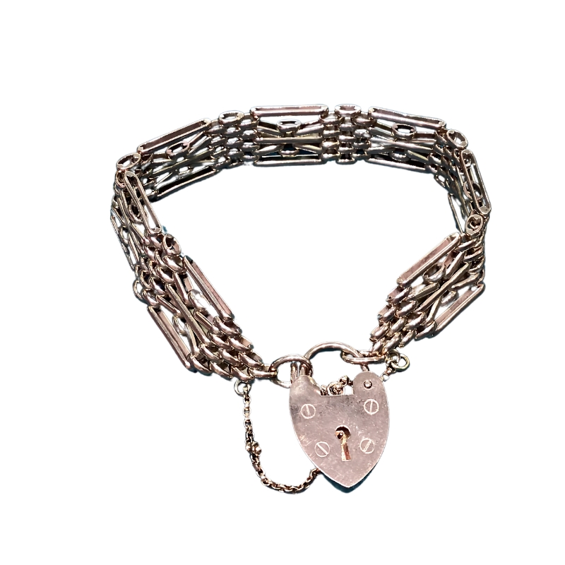 Vintage Second Hand 9ct Rose Gold Bracelet 2G0161